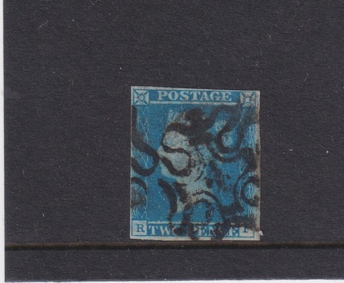 1841 blue with number - g.b.,