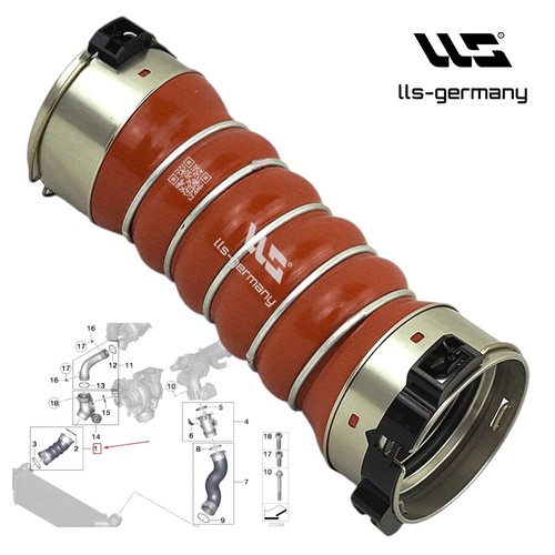 Turbo hose charge air - air,